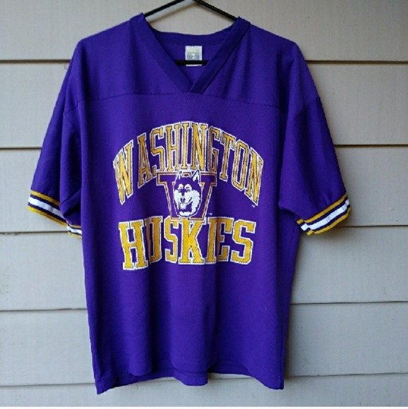 Vintage Tops - Vintage Washington Huskies Purple Jersey Vintage Tops - Vintage Washington Huskies Purple Jersey